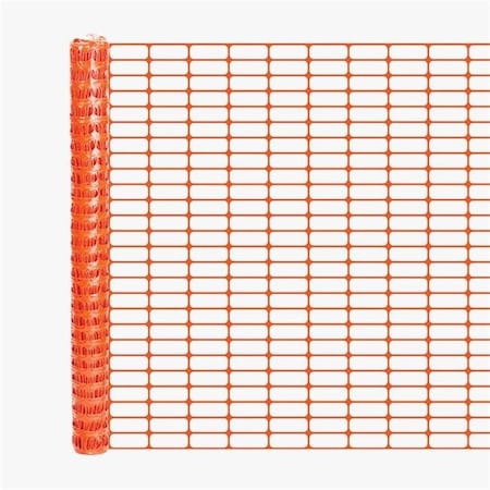 Bulk Chemical Products Bulk Chemical Products OL1848100 4 x 100 ft. Economy Barrier Fence - Orange OL1848100